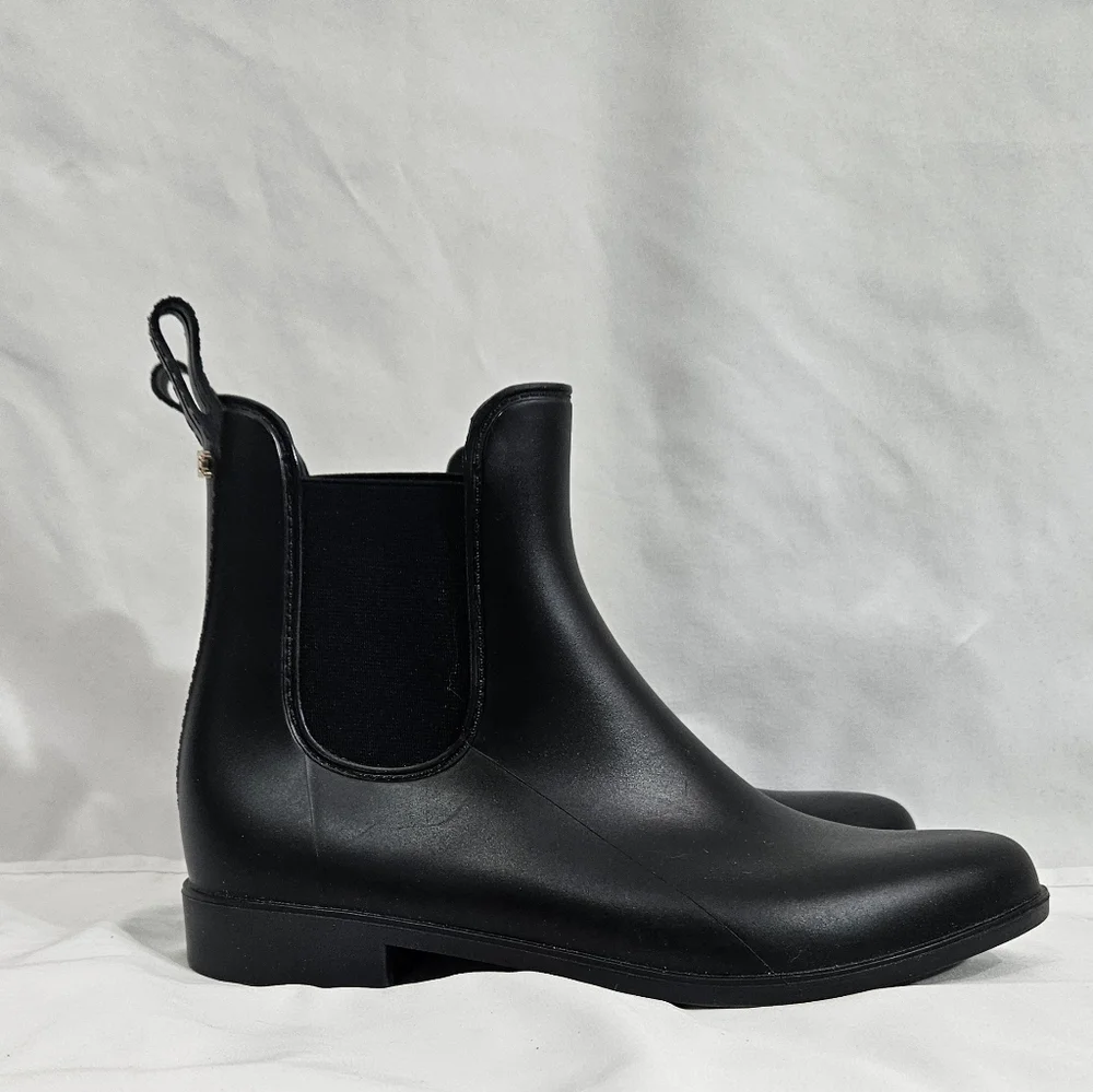 Sam Edelman Tinsley Black Ankle Rain Boot Womens Size 9